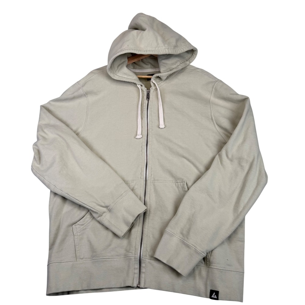 American Giant Classic Full Zip Hoodie Sage Green Heavyweight Cotton USA XXL
